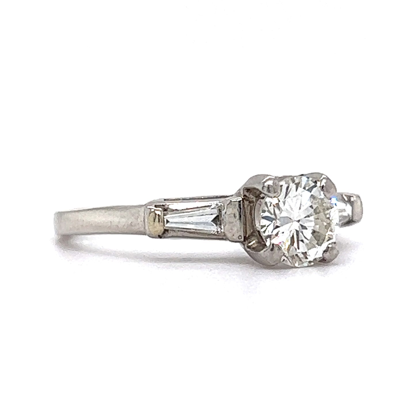 Vintage 1960's Diamond Engagement Ring in Platinum