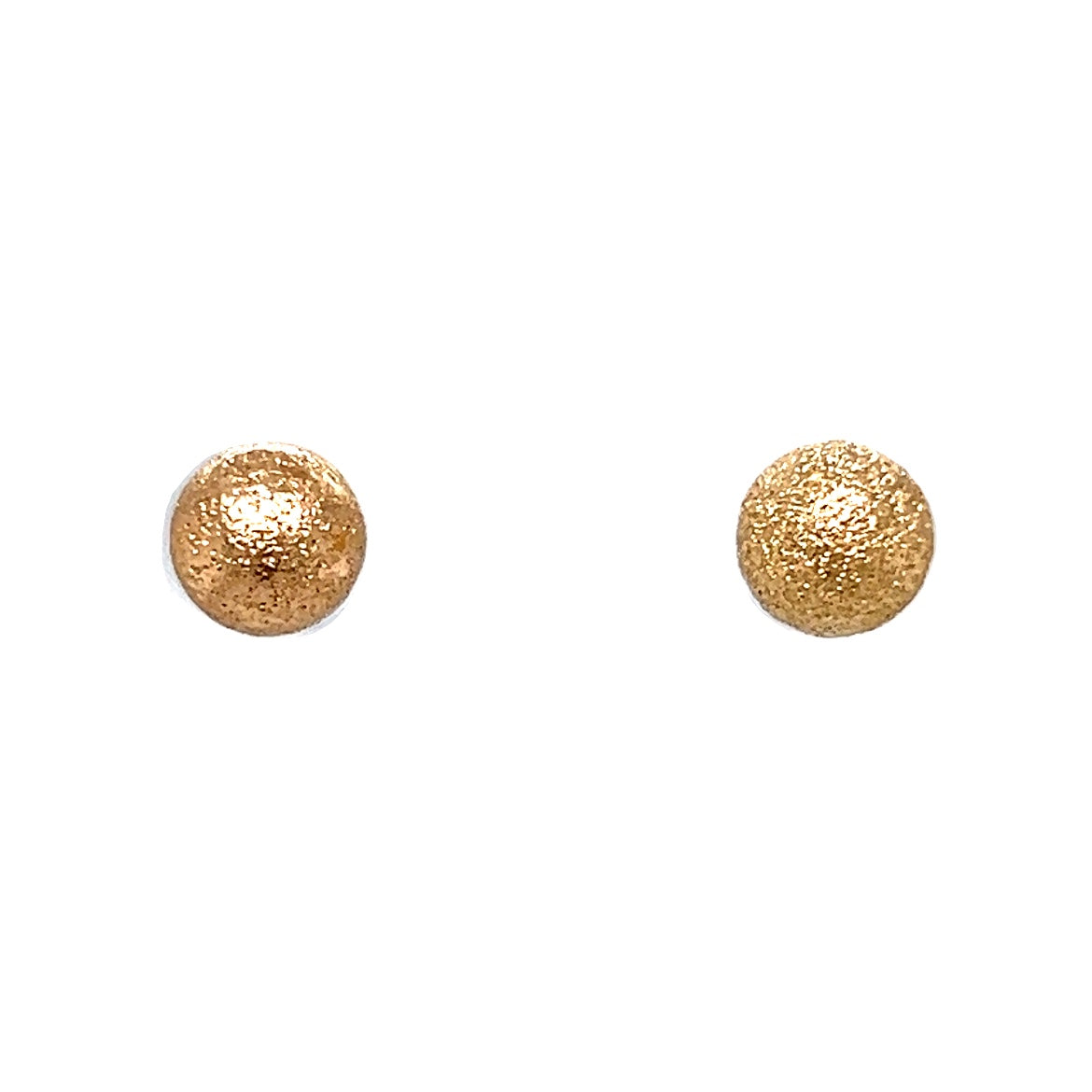 Golden Round Design Stud Earrings Elegant Minimalist Style - Temu