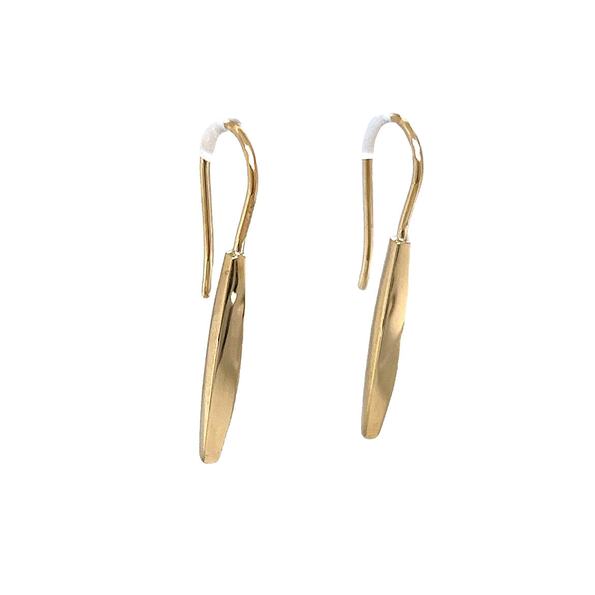 Bar Drop Earrings in 14k Yellow Gold