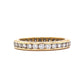 .90 Channel Set Diamond Eternity Band in 18k Yellow Gold