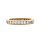 .90 Channel Set Diamond Eternity Band in 18k Yellow Gold