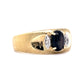 1.02 Cabochon Cut Cat's Eye Cocktail Ring in 14k Yellow Gold