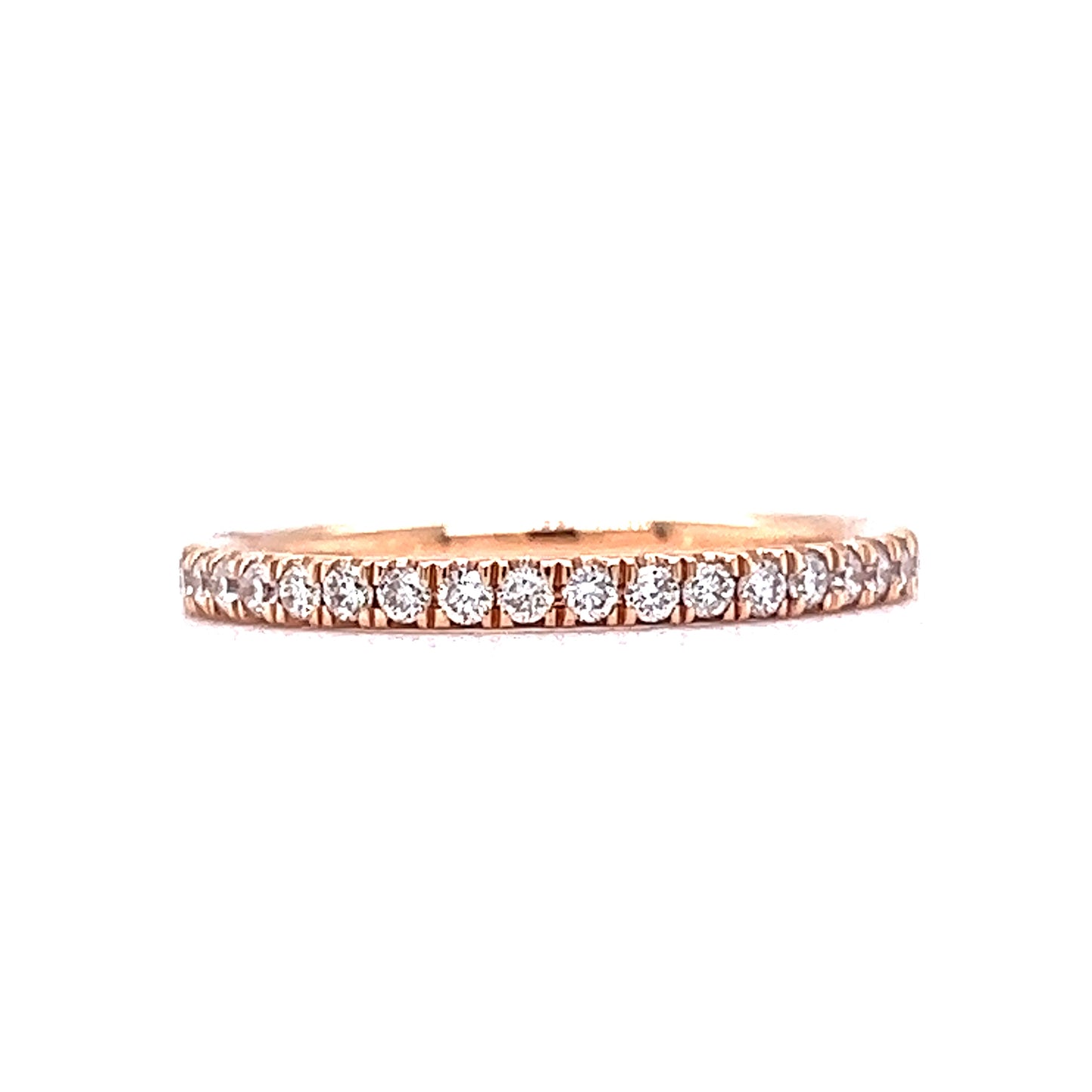 .56 Diamond Eternity Wedding Band in 14k Rose Gold