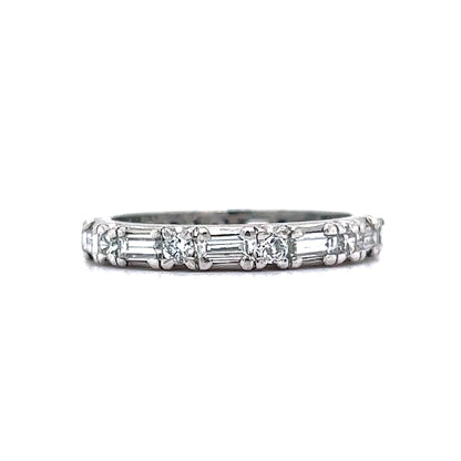 1.30 Baguette Diamond Eternity Wedding Band in Platinum