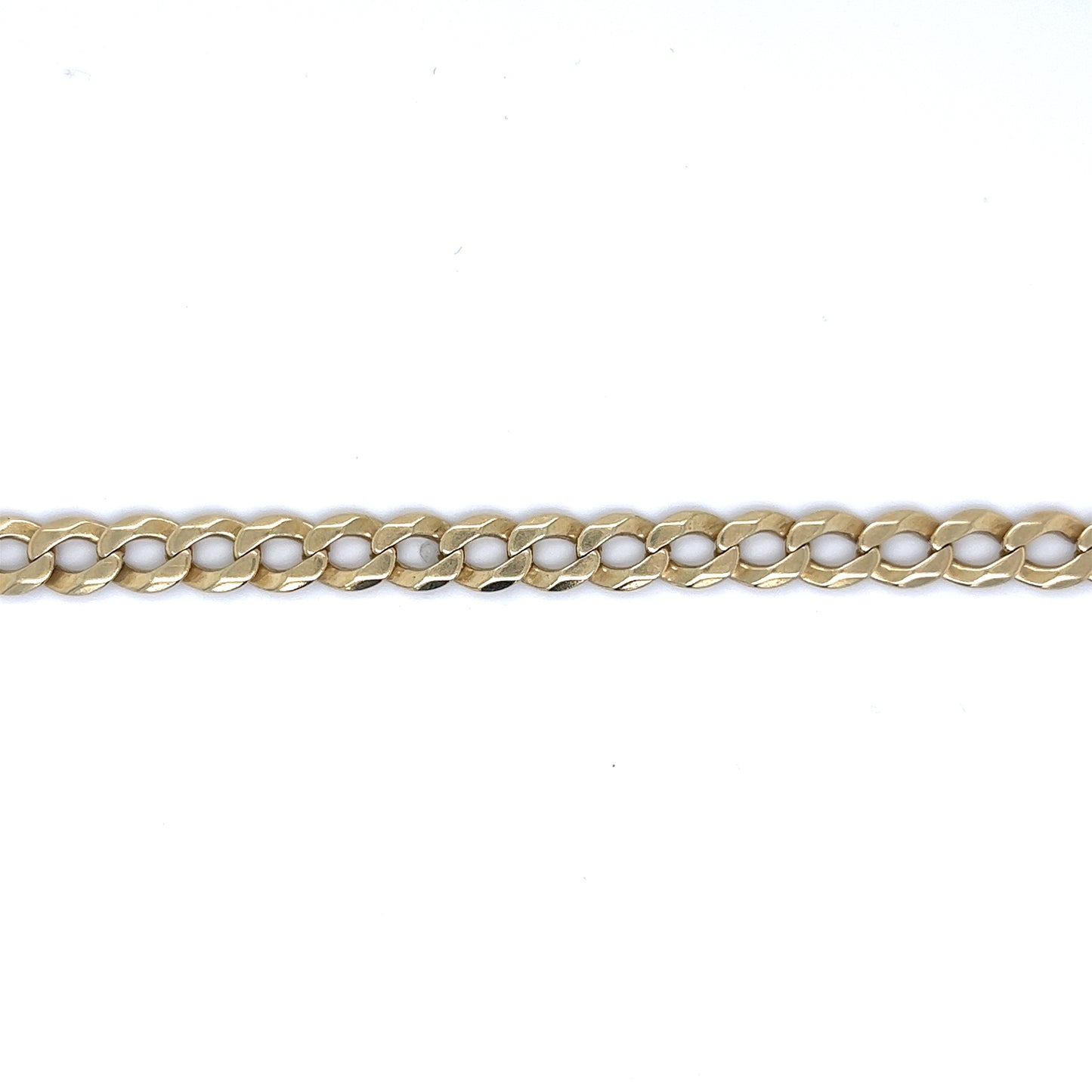 Curb Link Chain Bracelet in 14k Yellow Gold