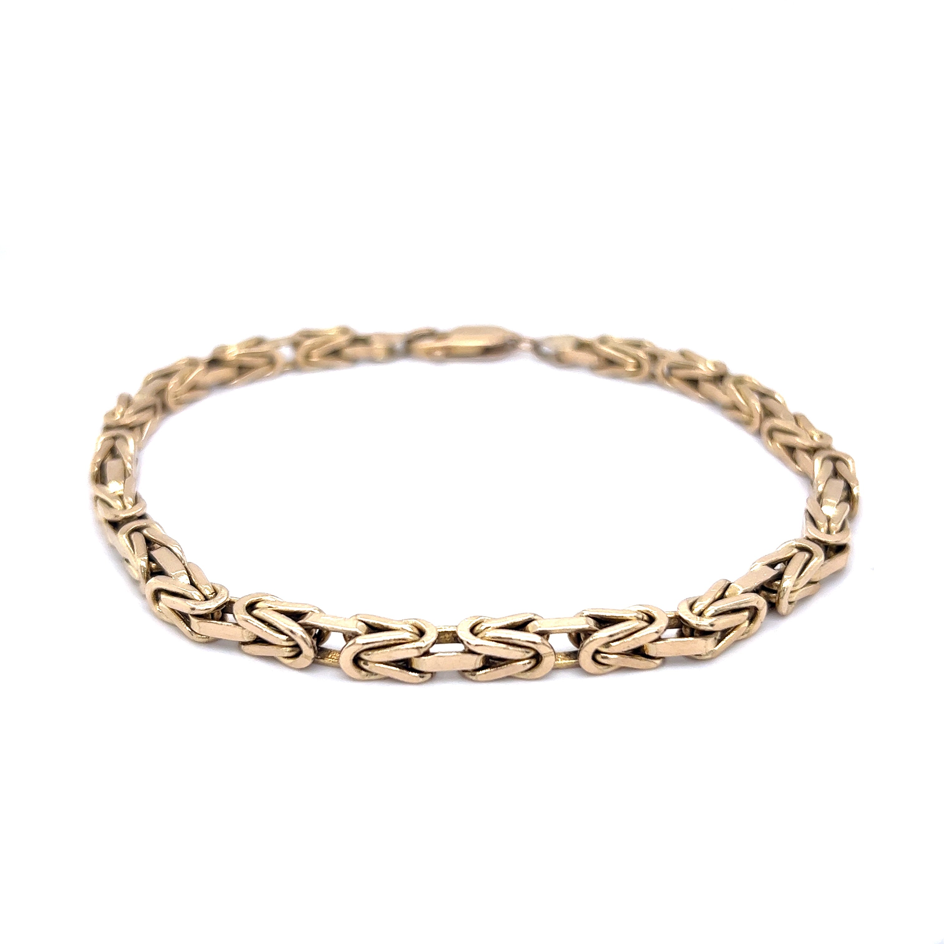 Primal Gold 10 Karat Yellow Gold 5.0mm Silky Herringbone Chain Bracelet -  Yahoo Shopping