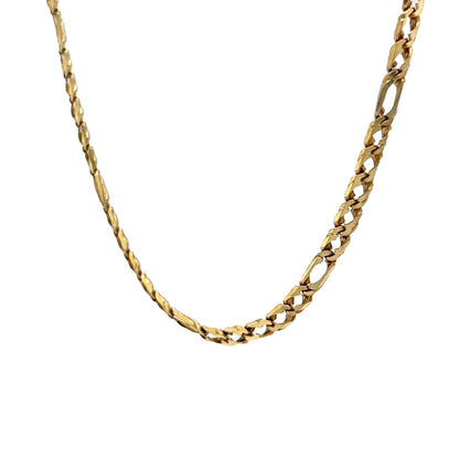 16" Chunky Chain Necklace in Yellow Gold