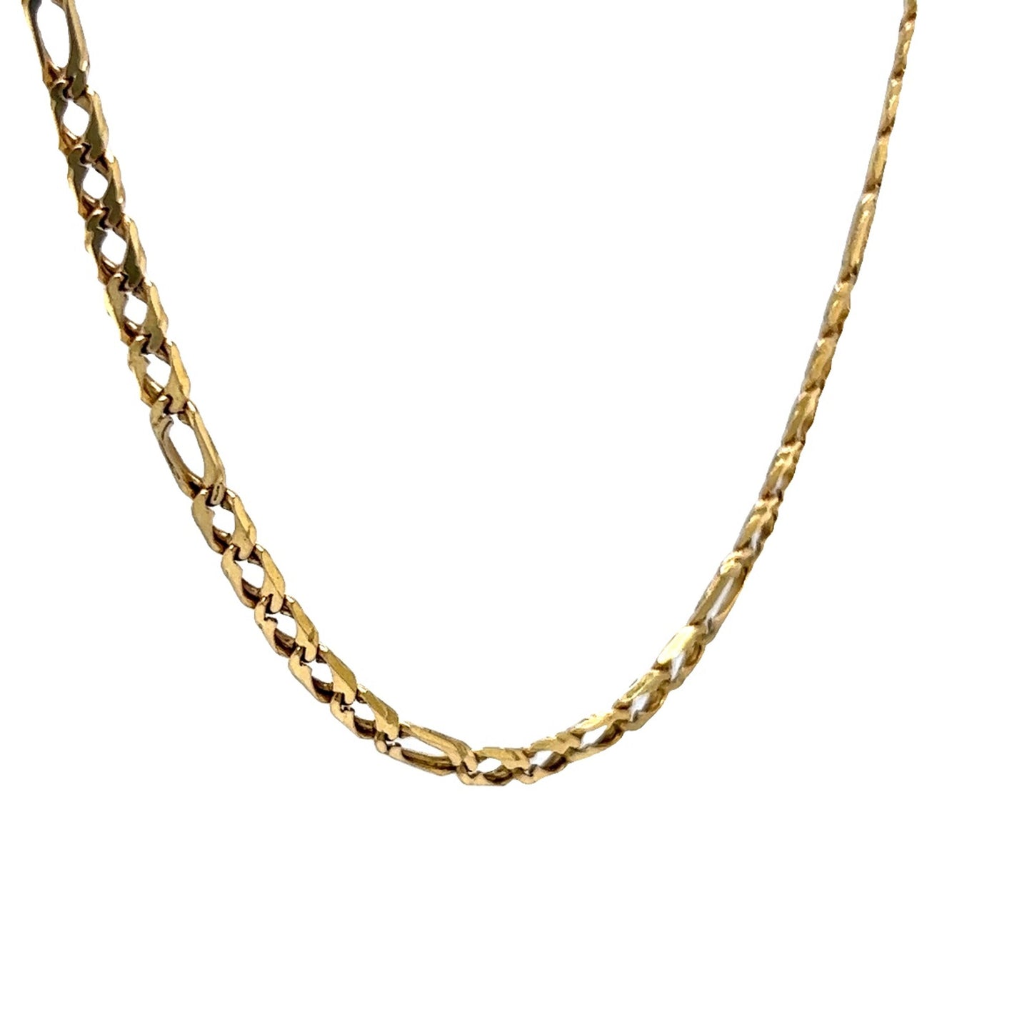 16" Chunky Chain Necklace in Yellow Gold