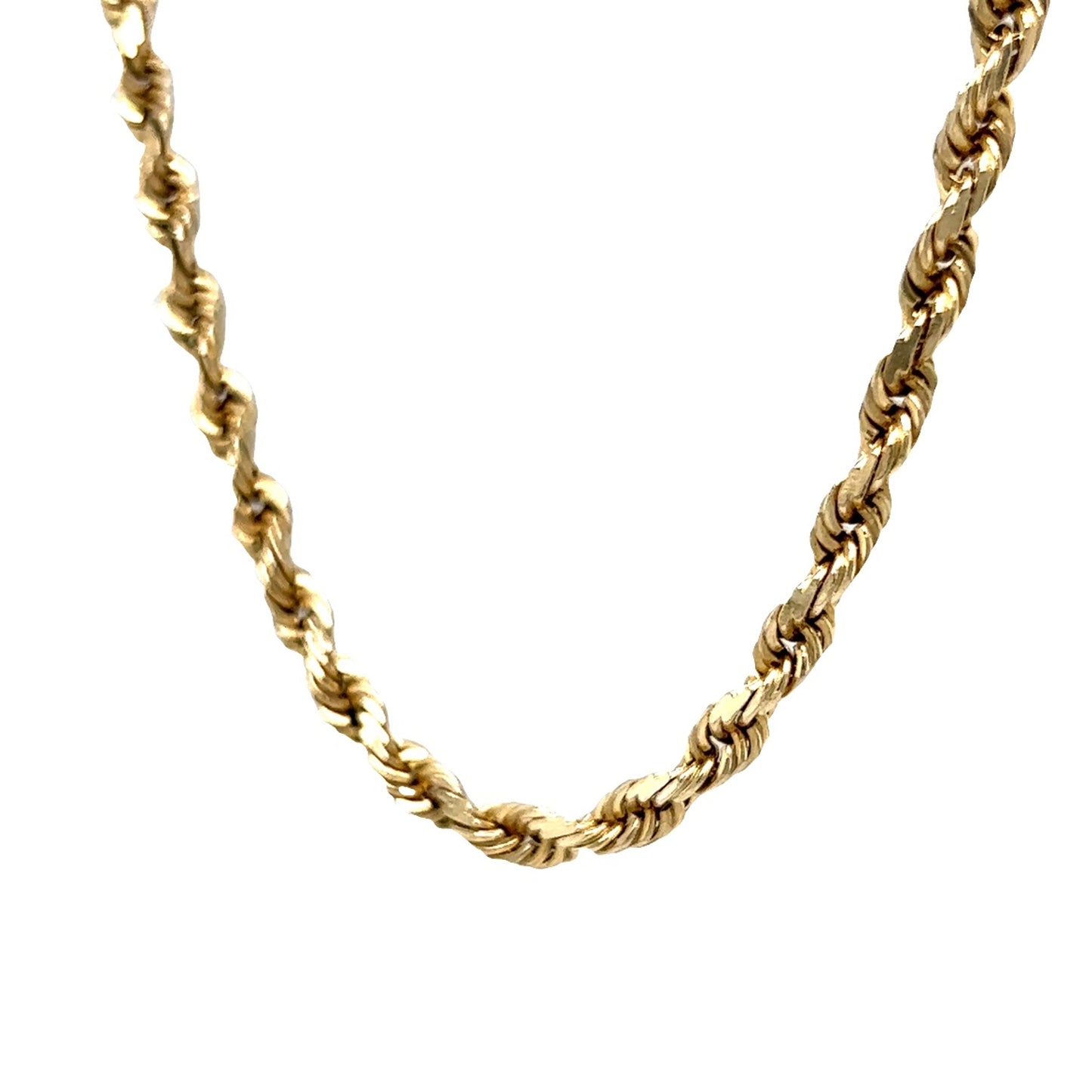 24 Inch Chain Necklace in 10k Yellow Gold