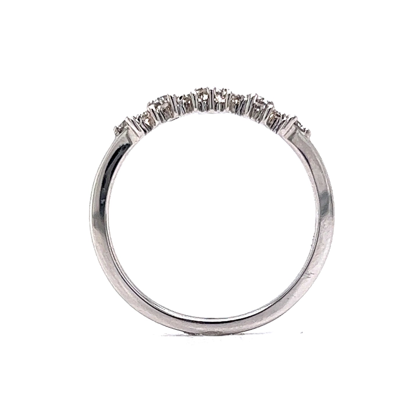 .21 Tiara Diamond Wedding Band in 14k White Gold