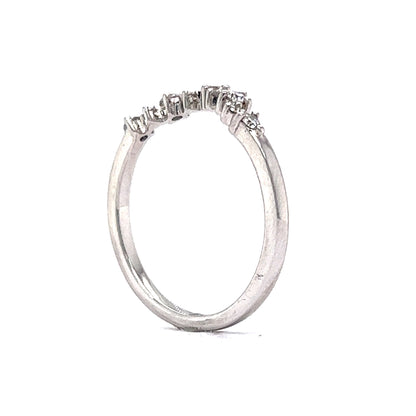 .21 Tiara Diamond Wedding Band in 14k White Gold