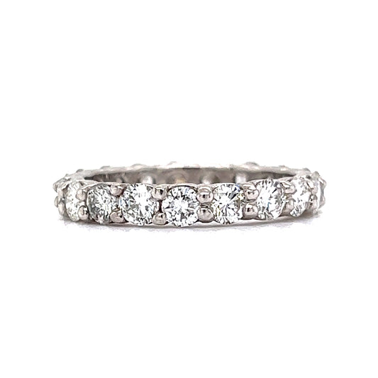 2.28 Diamond Eternity Band in 14k White Gold