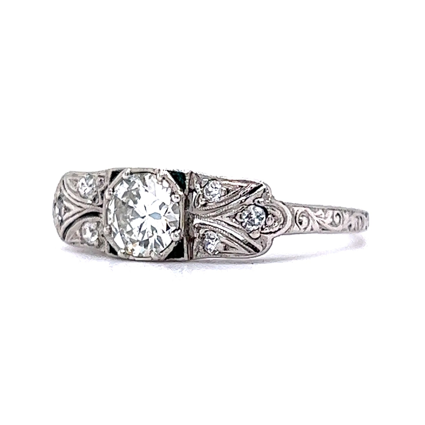 Vintage Art Deco Tiffany & Co Engagement Ring in Platinum