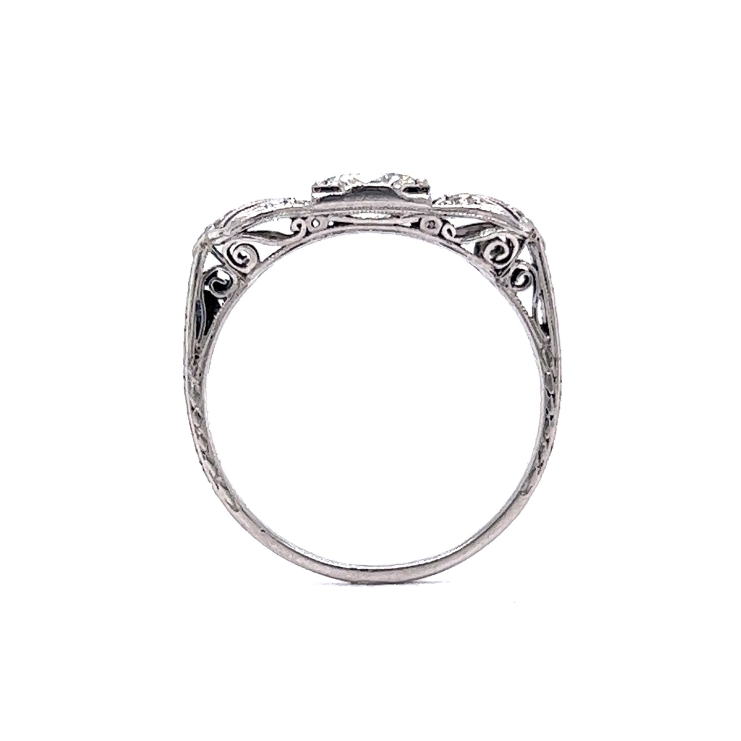 Vintage Art Deco Tiffany & Co Engagement Ring in Platinum