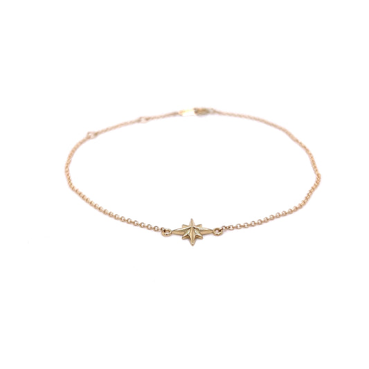 Simple Celestial Bracelet in 14k Yellow Gold