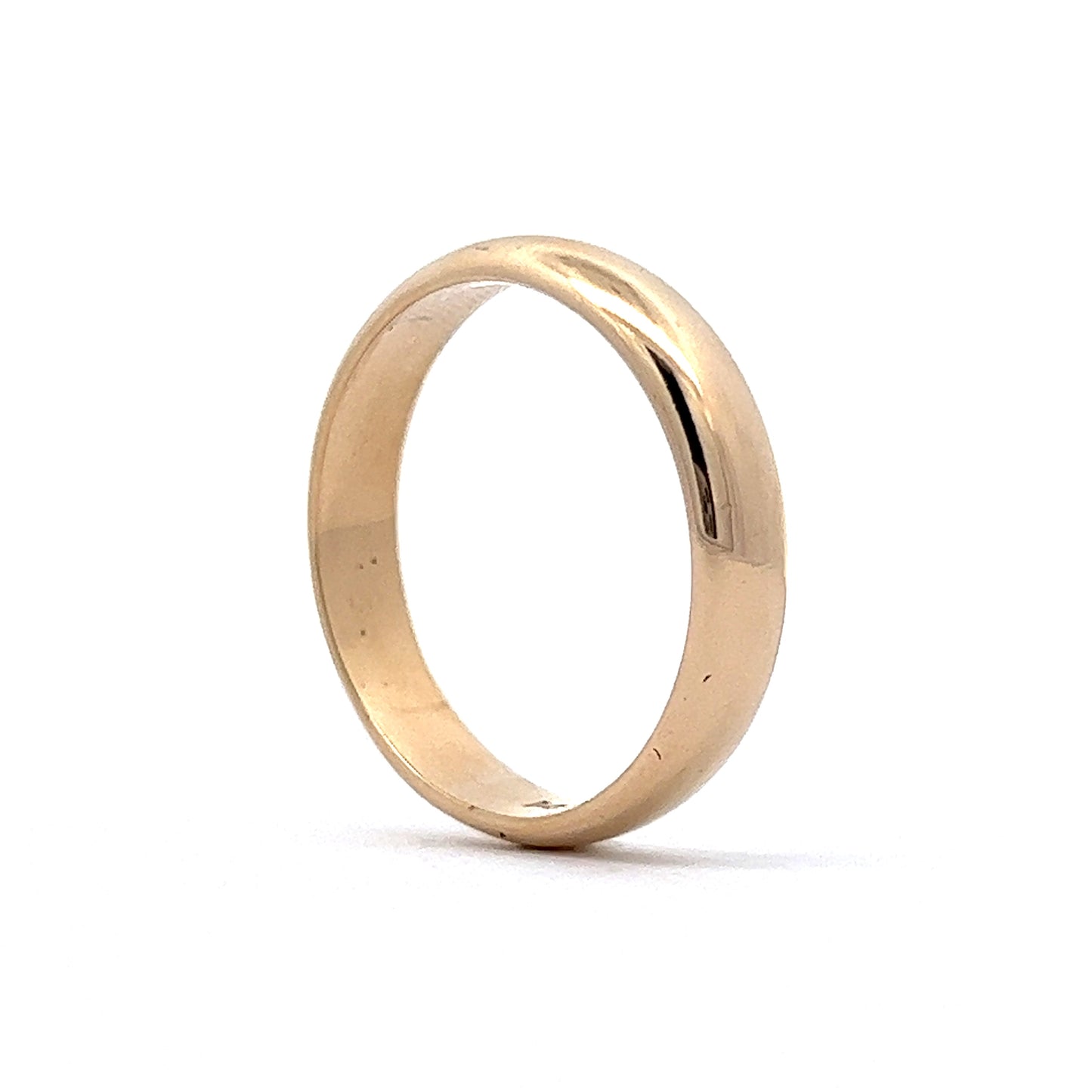 Vintage Men's 5mm Wedding Band in 14k Yellow Gold