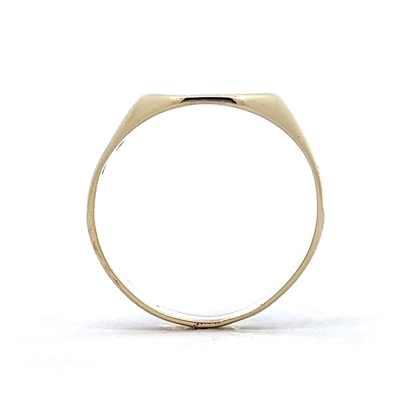 Vintage Mid-Century Signet Ring in 10k Yellow Gold