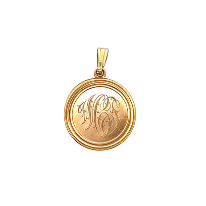 Antique Victorian Ruby Dog Locket in 14k Rose Gold