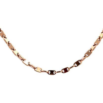 22" Mariner Chain Link Necklace in 14k Yellow Gold