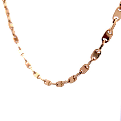 22" Mariner Chain Link Necklace in 14k Yellow Gold