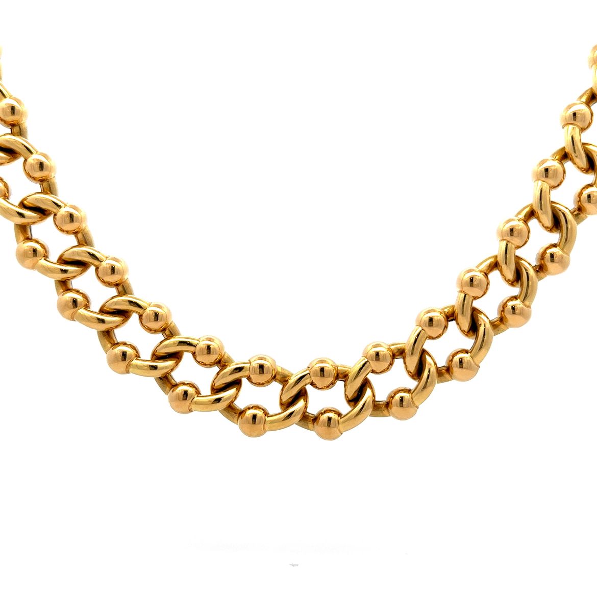 New 18k yellow gold chain deals set