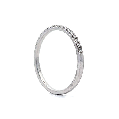 .27 Classic Diamond Wedding Band in 14k White Gold