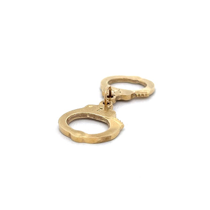 Handcuff Charm in 14k Yellow Gold