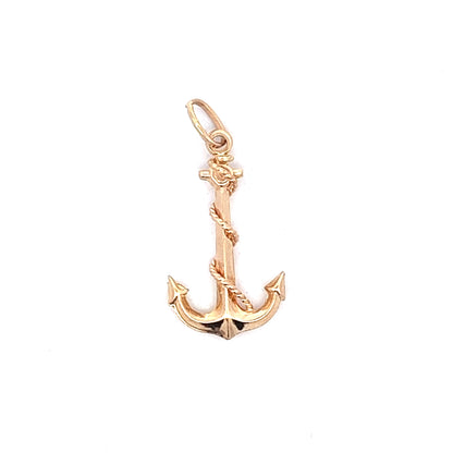 Nautical Pendant in 14k Yellow Gold