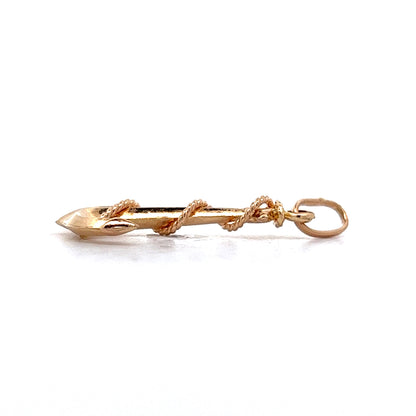 Nautical Pendant in 14k Yellow Gold