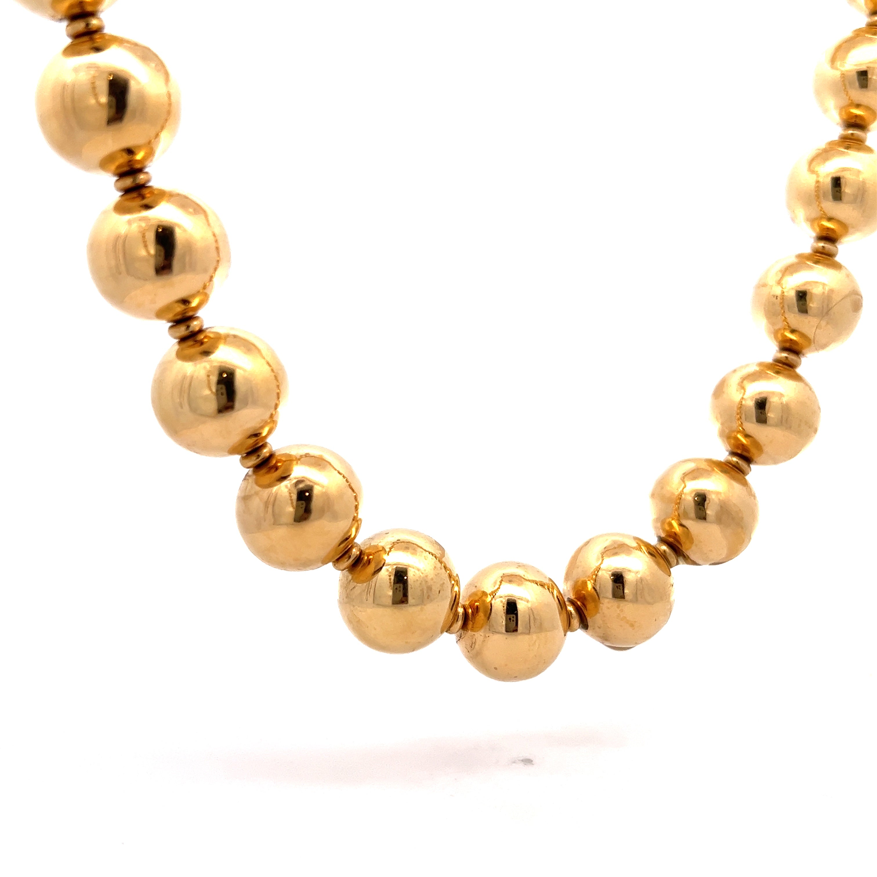 Ruff Goldsmiths: Necklace Heliodore (golden beryl) and 18K gold beads