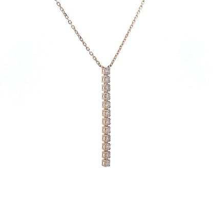 .33 Lariat Diamond Necklace in 14k Yellow Gold