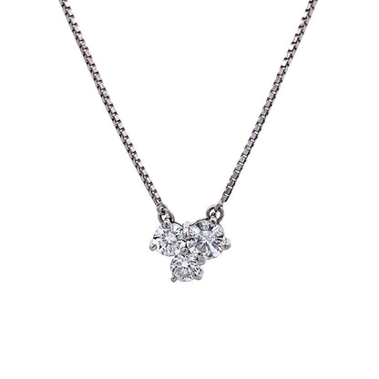 .95 Diamond Pendant Necklace in Platinum