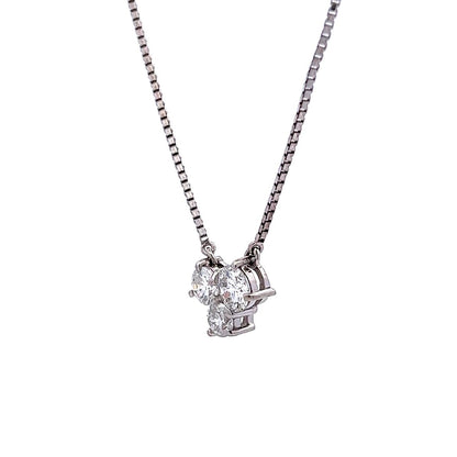 .95 Diamond Pendant Necklace in Platinum