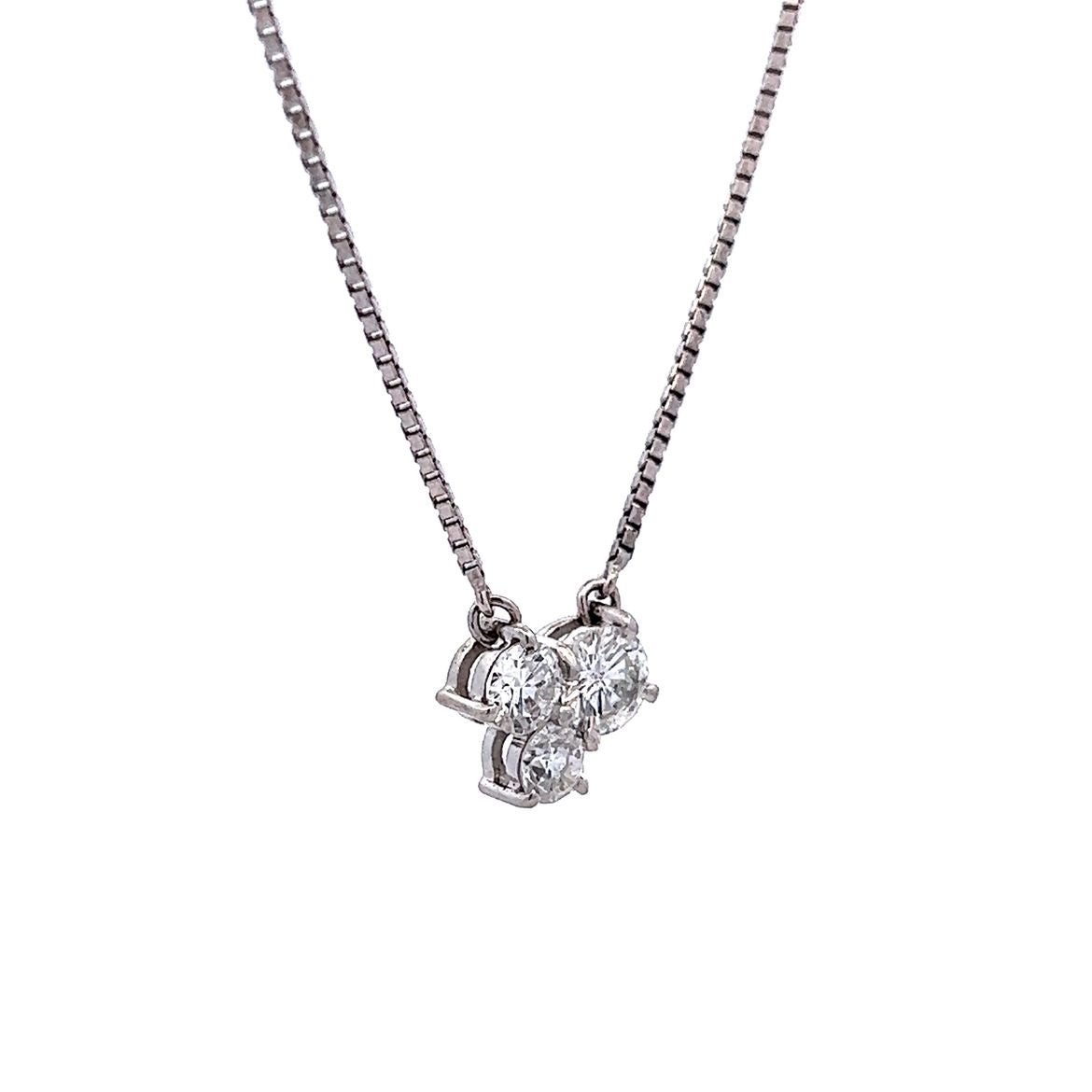 .95 Diamond Pendant Necklace in Platinum