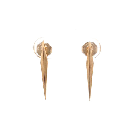 Kite Shaped Earrings in 14k Yellow Gold