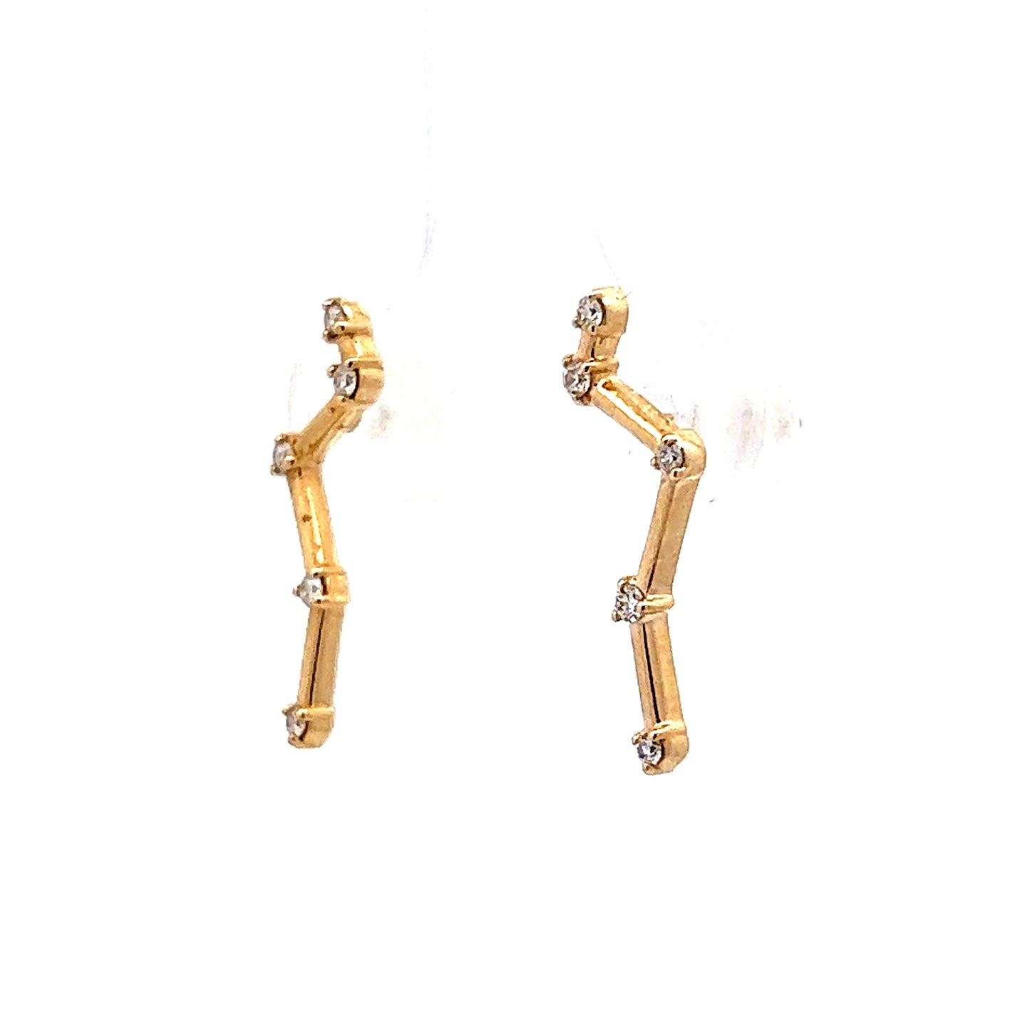 Diamond Constellation Earrings in 14k Yellow Gold