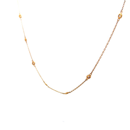 .45 Diamonds By The Yard Necklace in 14k Yellow Gold