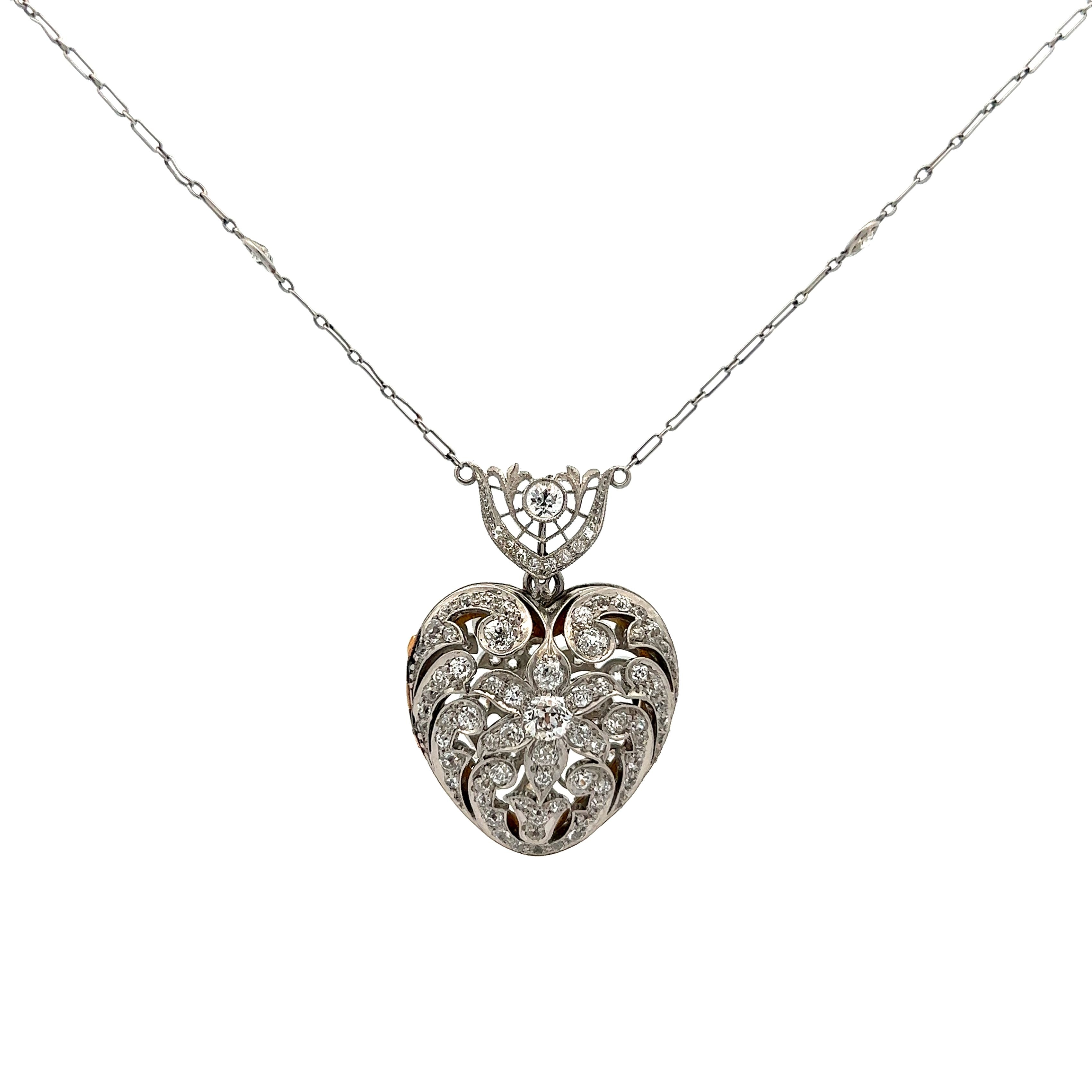 Personalized Heart Medallion Necklace – Alina Morgan Jewelry