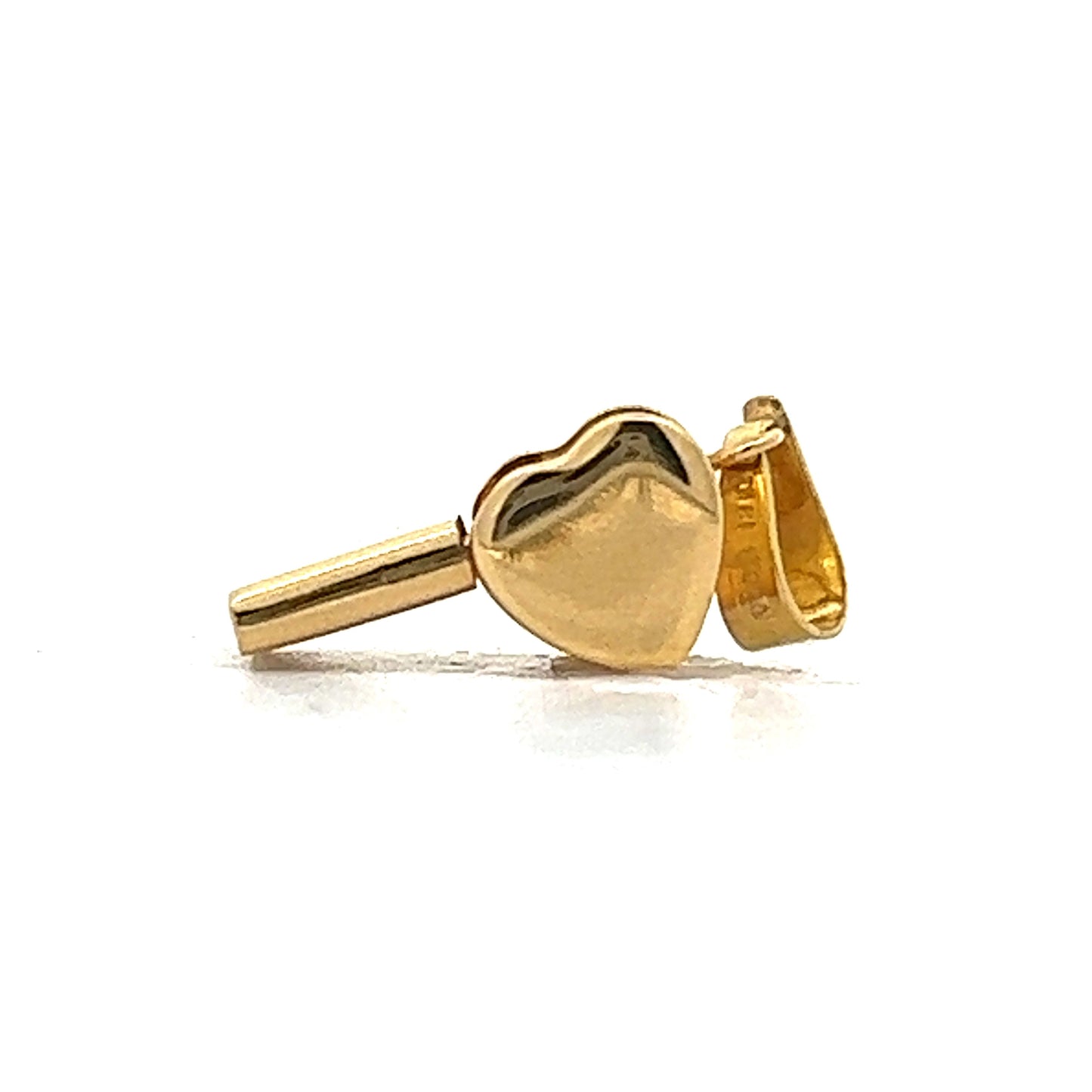 Vintage Whistle Charm in 18k Yellow Gold