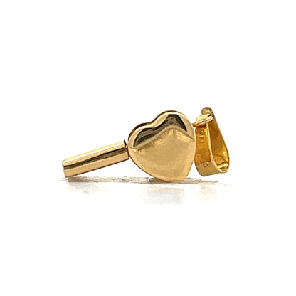 Vintage Whistle Charm in 18k Yellow Gold