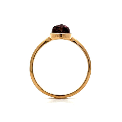 1.40 Cabochon Tourmaline in 14k Yellow Gold