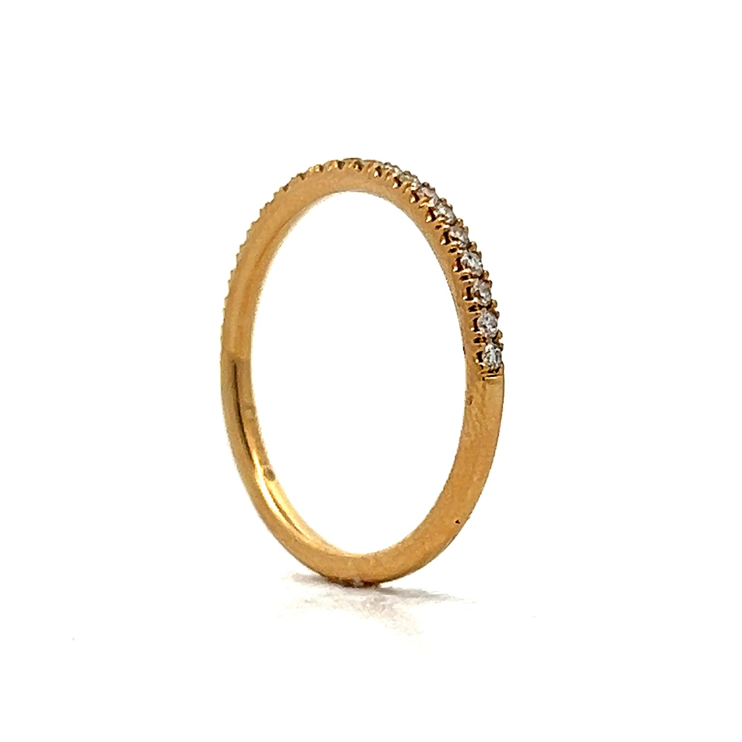 .26 Round Diamond Wedding Band in 14k Yellow Gold