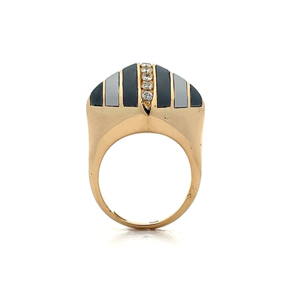 .30 Diamond Cocktail Statement Ring in 18k Yellow Gold