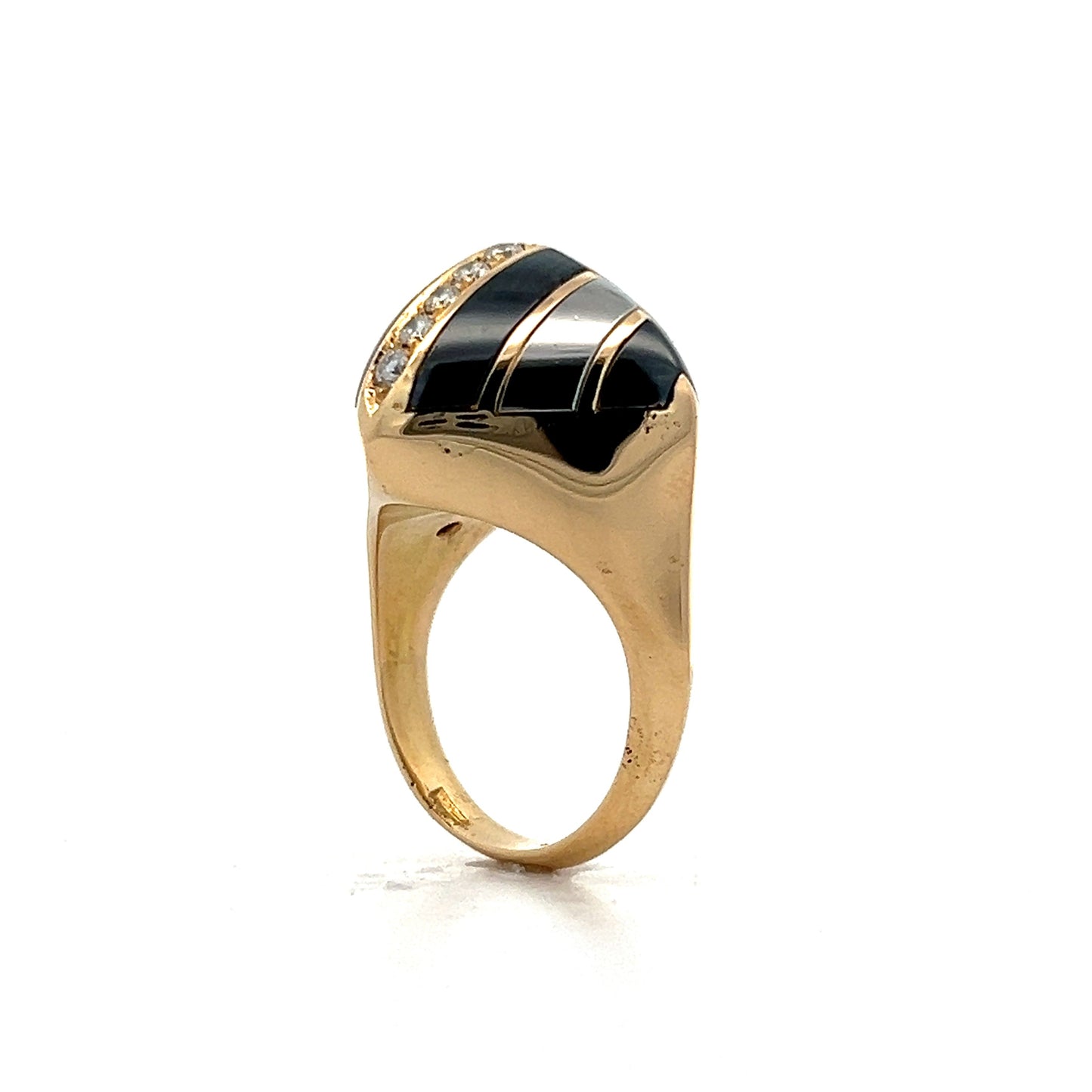 .30 Diamond Cocktail Statement Ring in 18k Yellow Gold