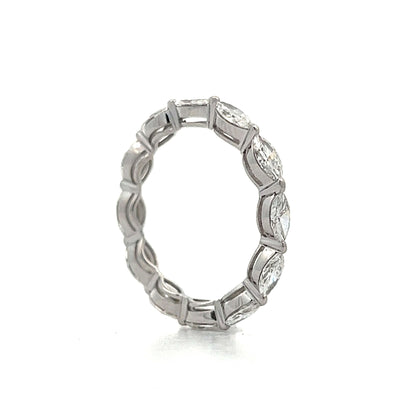 1.80 Marquise Diamond Eternity Band in White Gold