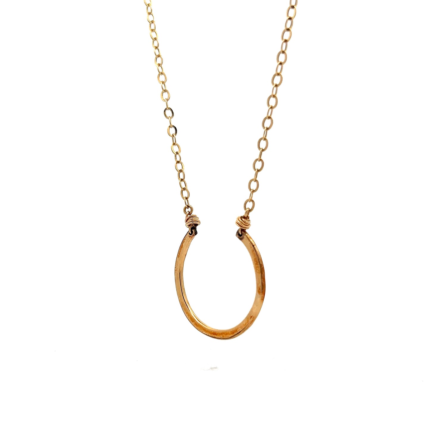 Ring Holder Necklace in 14k Yellow Gold