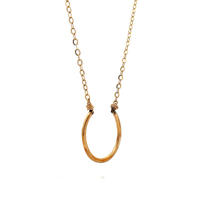 Ring Holder Necklace in 14k Yellow Gold