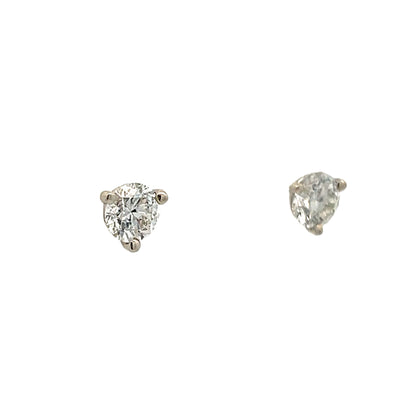 .82 Diamond Stud Earrings in 14k White Gold