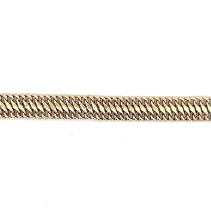 Victorian Link Bracelet w/ Engraving in 14k Yellow Gold
