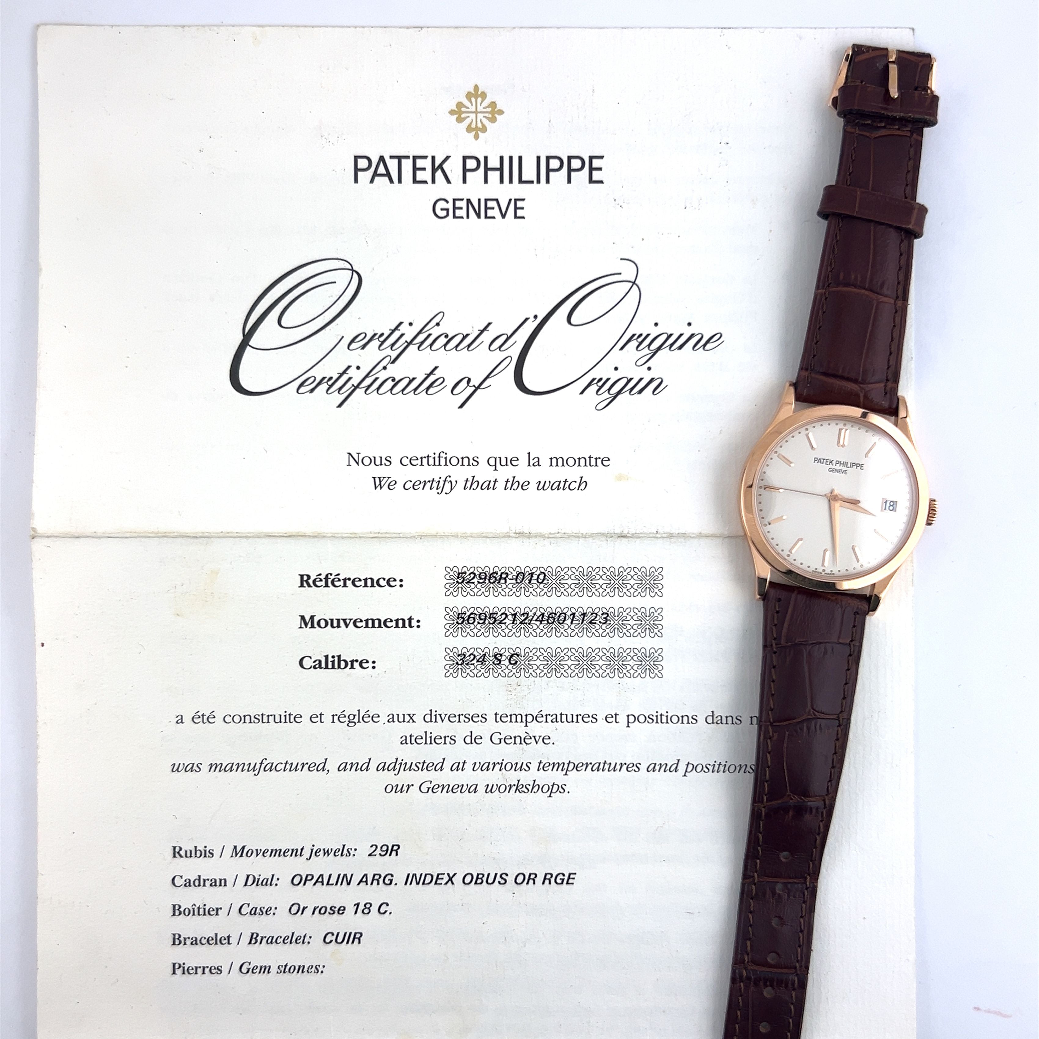 Patek philippe cheap 5296r